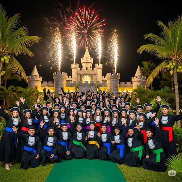 formatura-com-castelo-banheiro-quimico